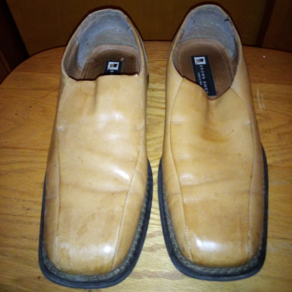 Men's Tan Leather Shoes